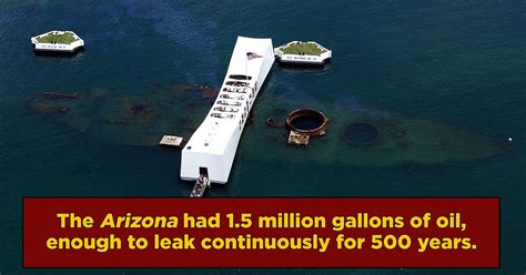 does oil still leak from the uss arizona|5 Facts About Pearl Harbor and USS Arizona